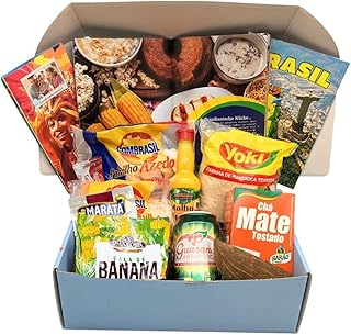 [ Chamsbox ] Brasilienbox I Geschenkbox Brasilien I Brasilien Kochbox I Gourmet Box I Brasilianische Lebensmittel I Geschenkkorb Brasilien