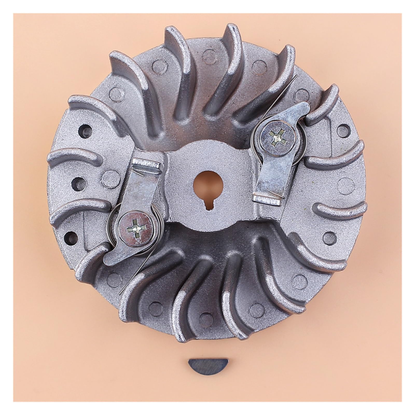 1 Juego de trinquetes de arranque de volante, llave Woodruff for H 142 142E 137 137E, piezas de repuesto de motosierra de arranque fácil 530059637