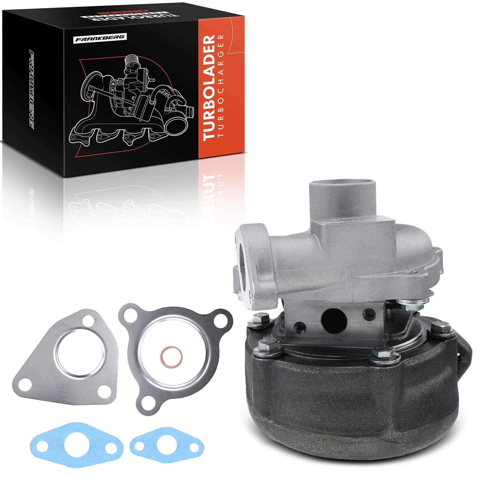 Frankberg Turbocompressore 5435-970-0014 | Compatibile con: Corsa D S07, Idea 350, Doblo Box/MPV 223, Astra H GTC A04, Linea 110 323, Doblo MPV 119 223