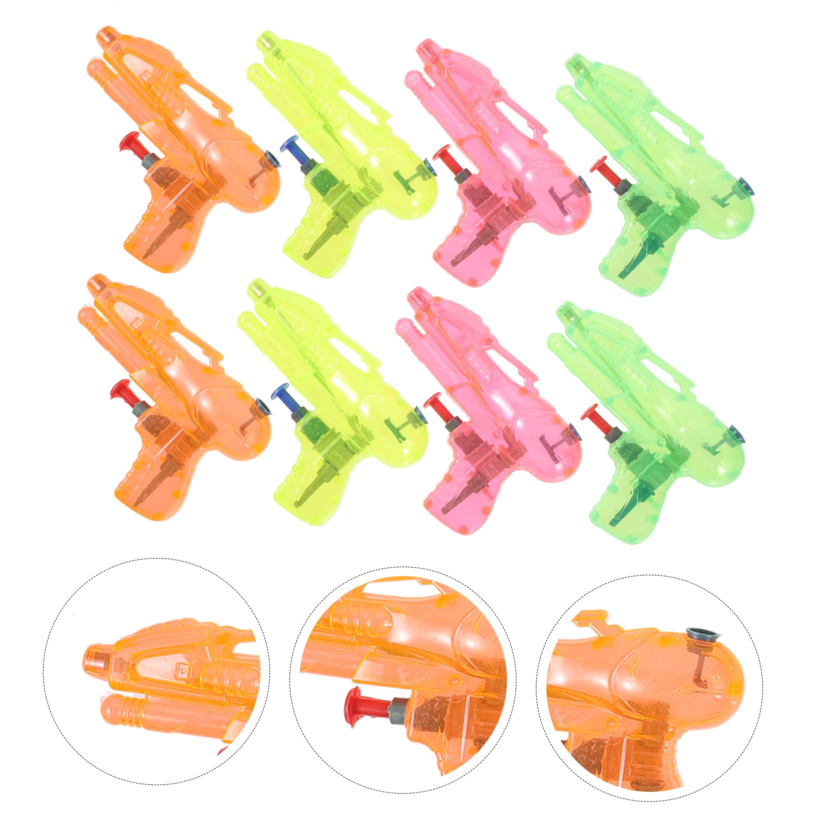 Mini Pistole ad Acqua in Plastica 20 Pezzi per Bambini | Vacanze Estive, Giochi Spruzzi per Piscina e Parco, Piccolo Sparatutto ad Uso Ludico Colore Casuale