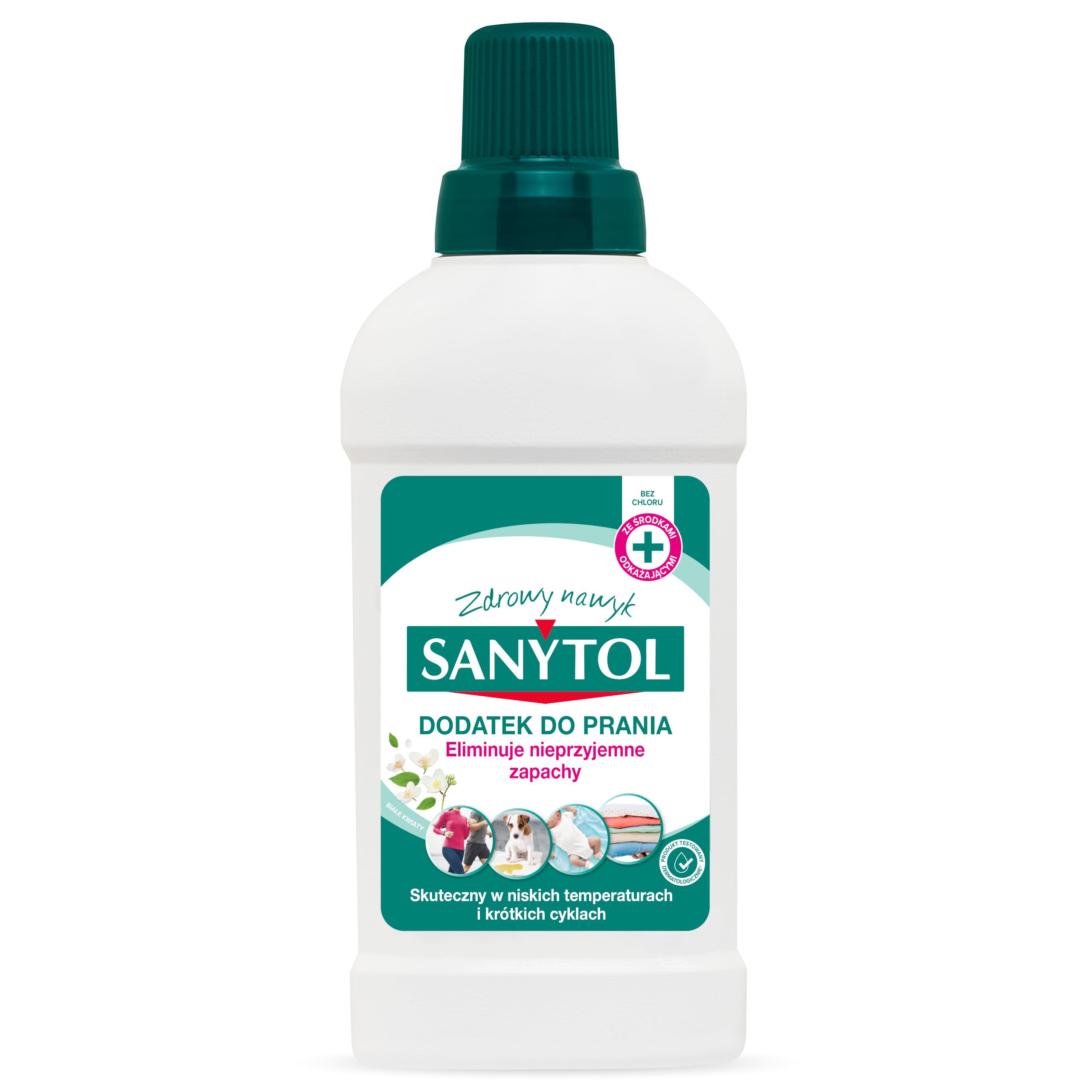 Dodatek do prania SANYTOL białe kwiaty 500 ml