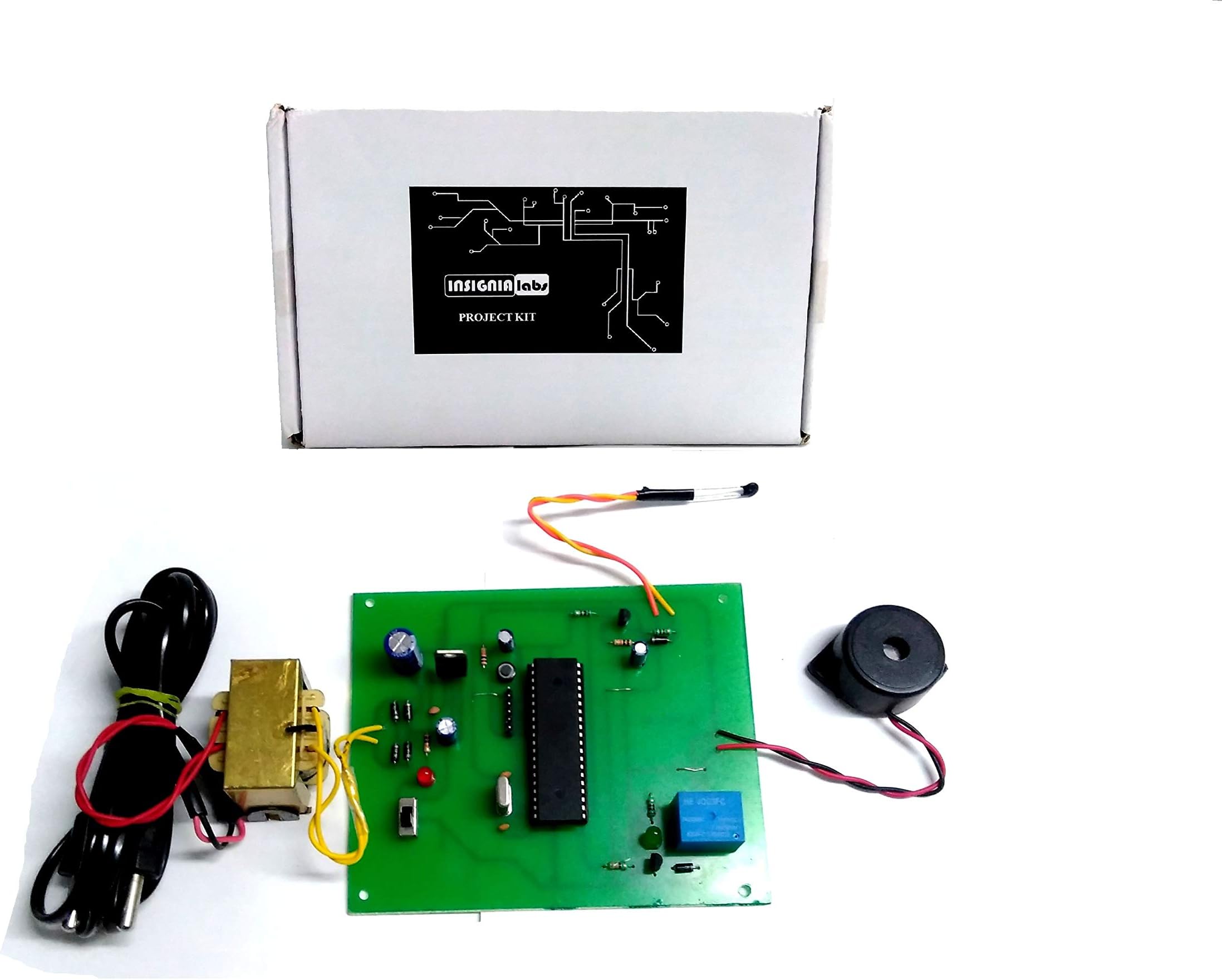 INSIGNIA LABS - 8051 MICROCONTROLLER BASED FIRE DETECTOR & ALARM PROJECT KIT - EMBEDDED PROJECT