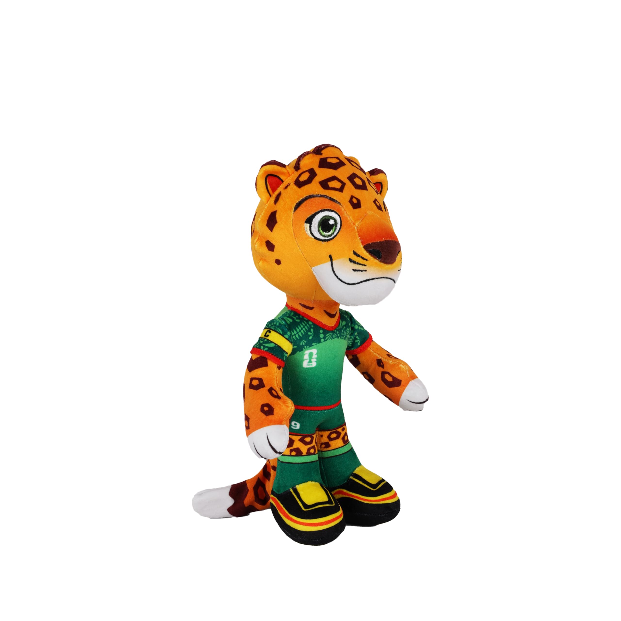 All For Paws Zayu Plüsch Hundespielzeug, offizielles FIFA WM 2026 Mexiko Maskottchen | Langlebiges Spielzeug mit eingebautem Quietscher, strukturiertem Stoff und Knistern zur Stimulation und zum Spielen (1 Stück)