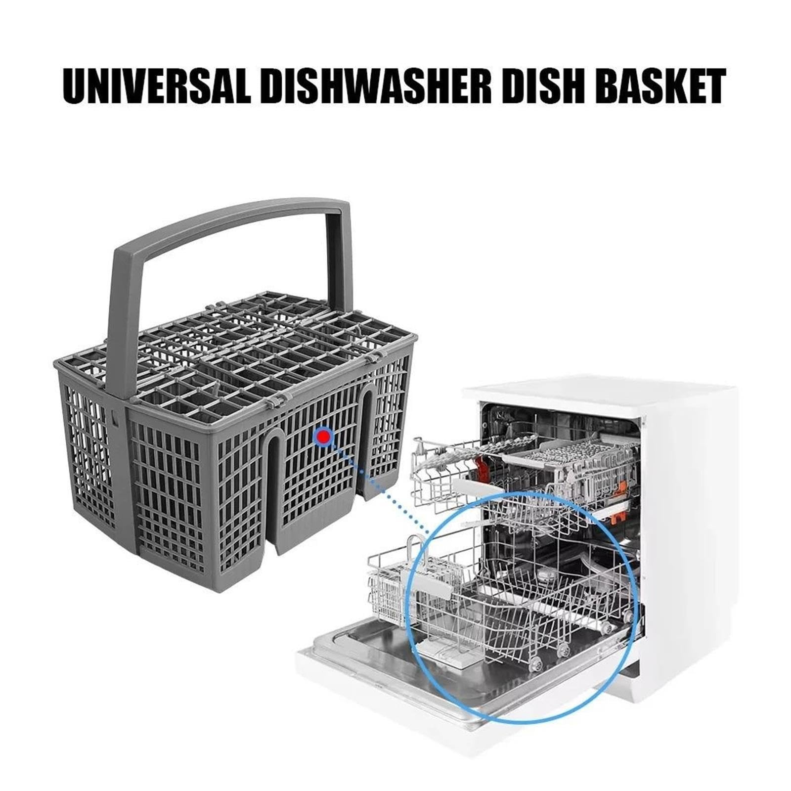 Cesta for cubiertos for lavavajillas, Compatible con Bosch,