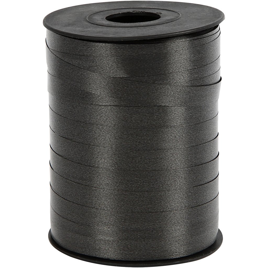 Creativ 20213 Company 10 mm x 250 m Gift Ribbon, Traditional Black