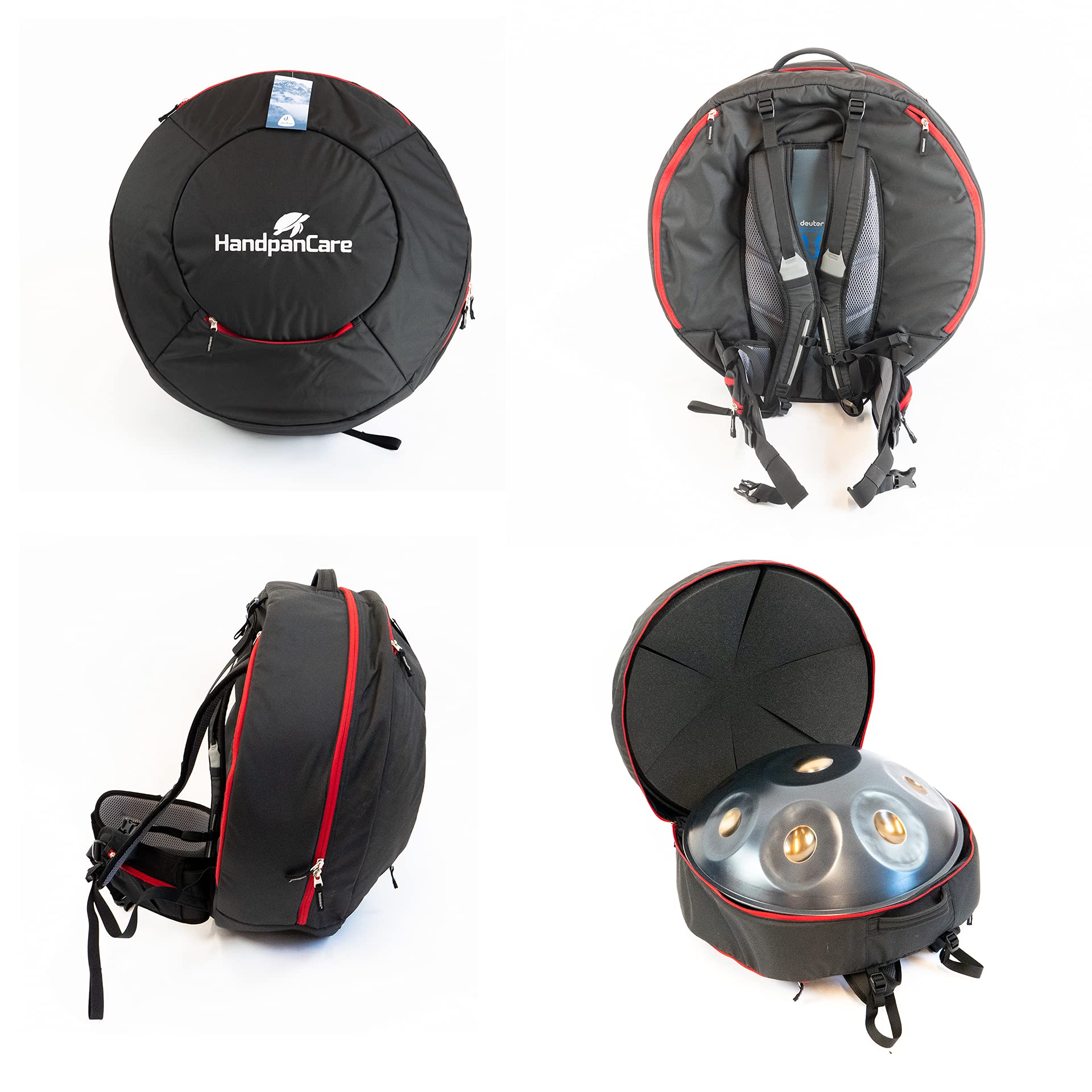 Handpan-Rucksack | Wanderrucksack | inkl. Top Protection