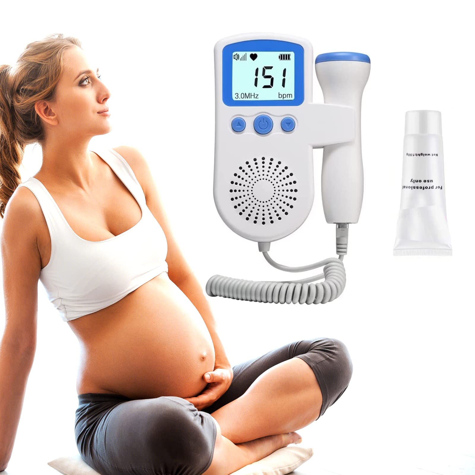 Buy Doppler Fetal Heart Rate Monitor Baby Heartbeat Monitor Pregnancy