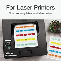 Vista 3 de Pestañas de índice láser imprimibles Redi-Tag, Variados