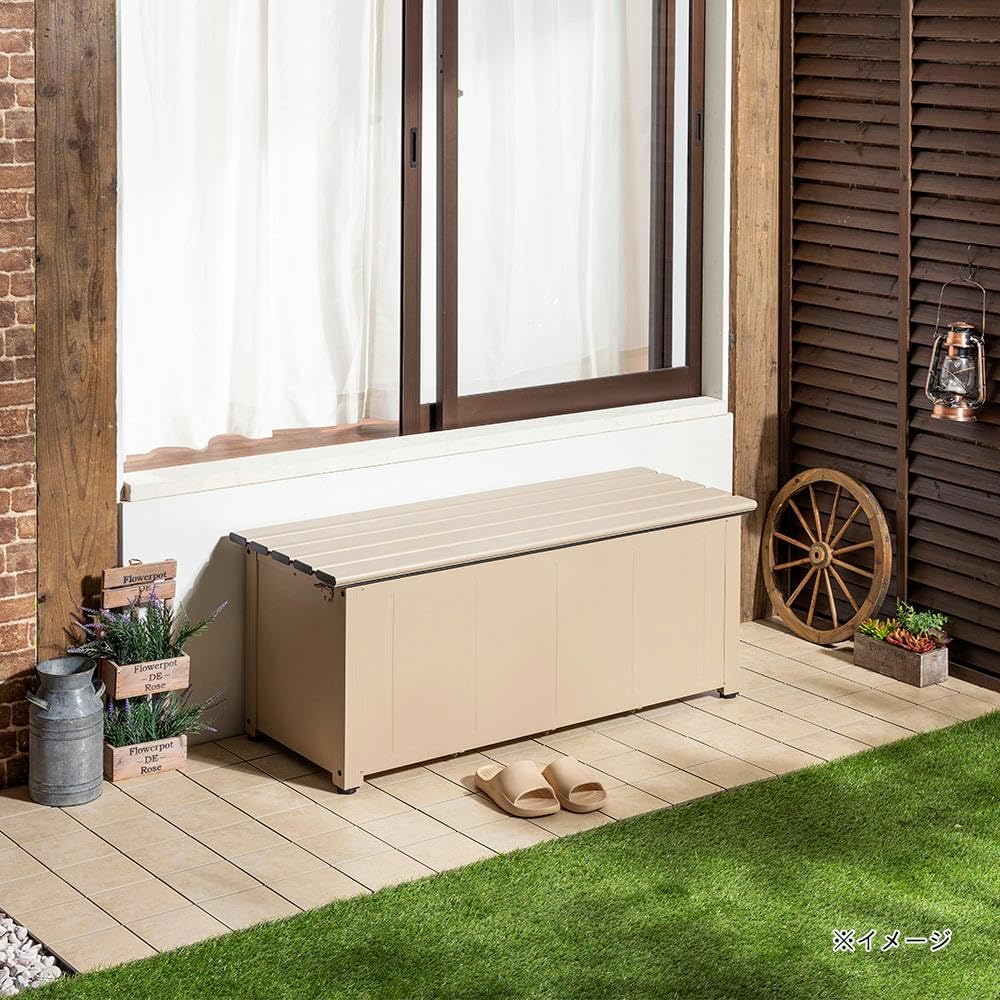 Amazon.co.jp: カインズ(CAINZ) ベンチストッカー 静かに開閉できる