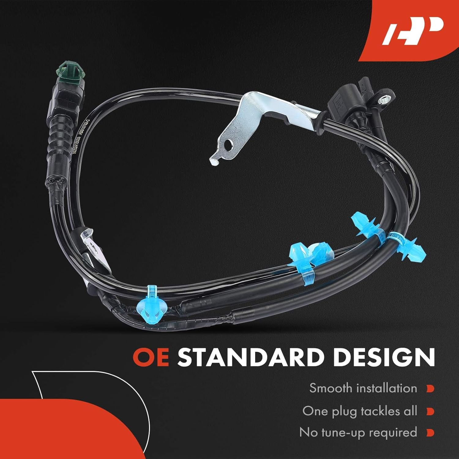 A-Premium Rear Left ABS Wheel Speed Sensor Compatible with Honda HR-V HRV 2016 2017 2018 2019 2020 AWD - Rear Driver Side