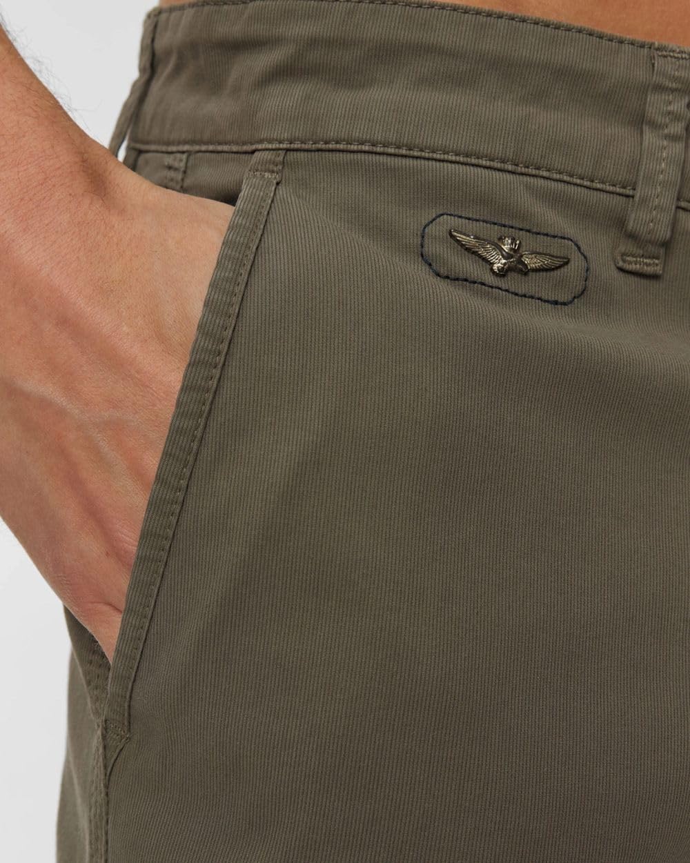 Aeronautica Militare Pantaloni uomo in cotone con tasche cargo 261PA1329UCT02443 8057630684157-60