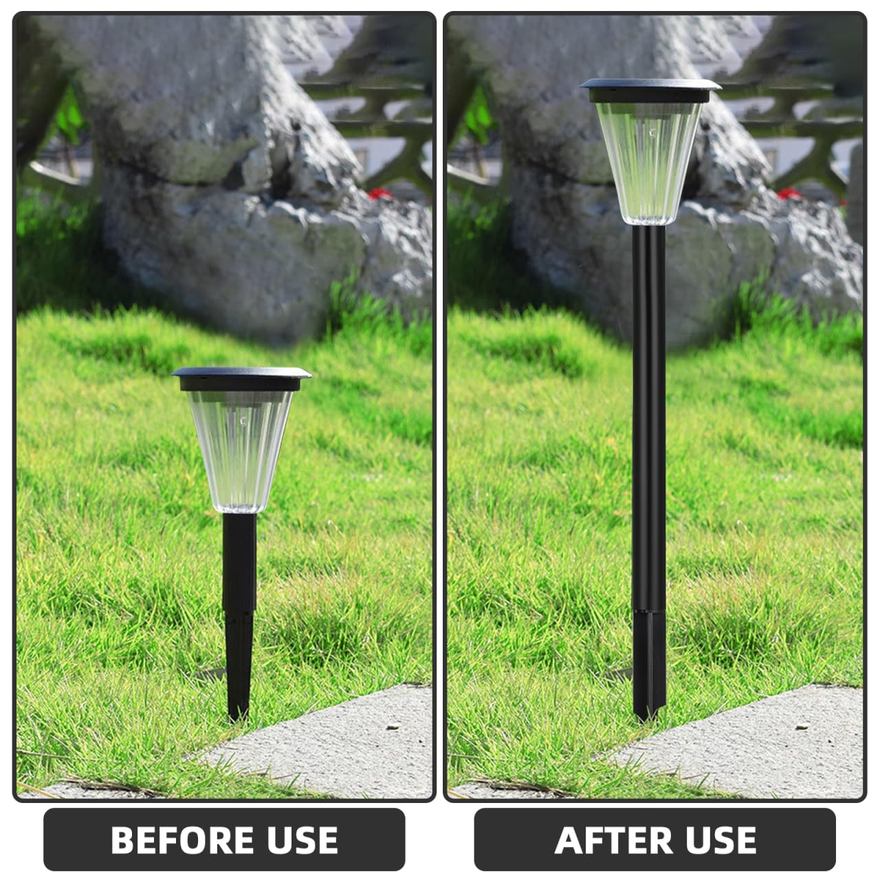 Lampes Solaires D'extérieur à Piquets Lampes Solaires De Jardin Lumière