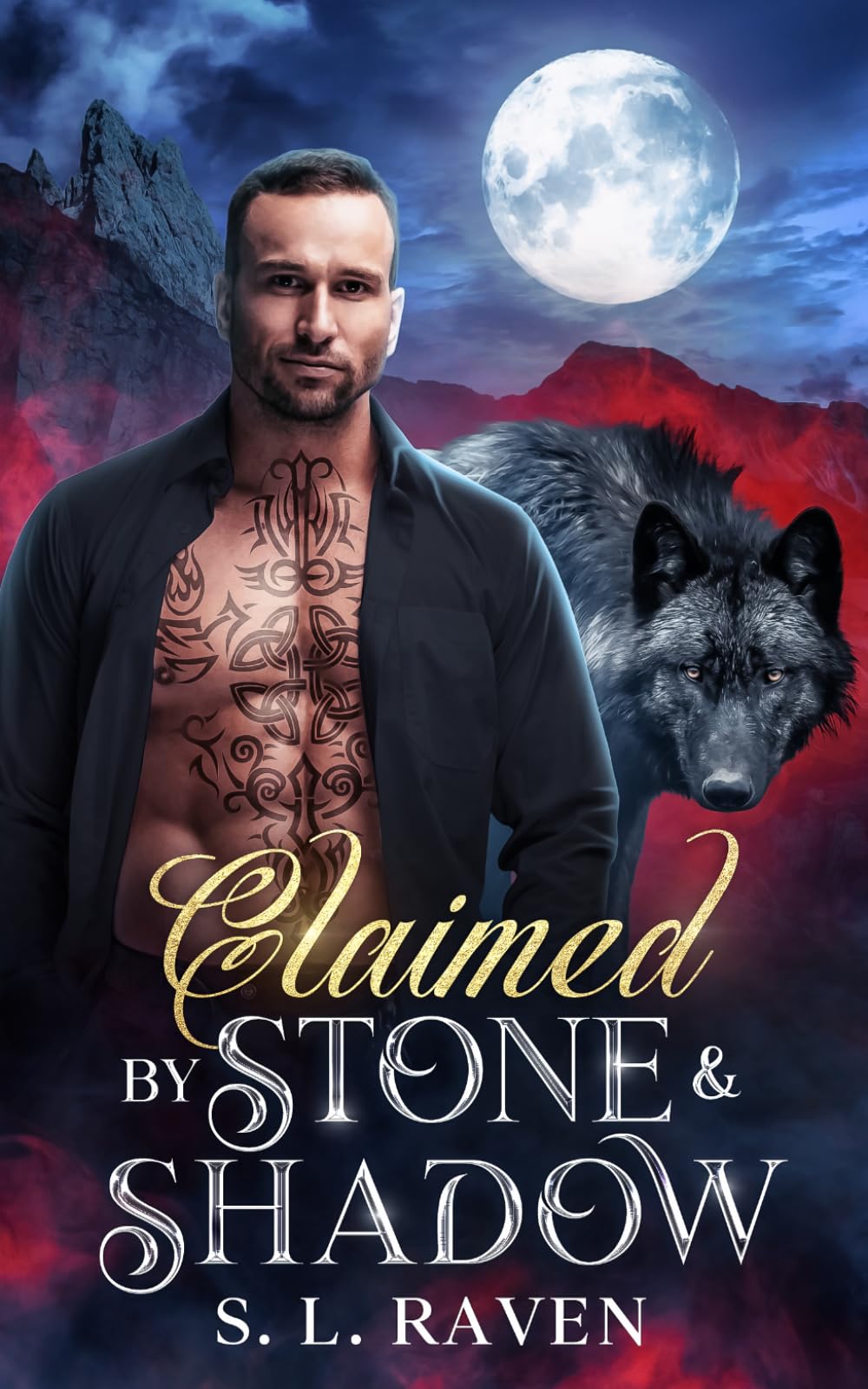 Claimed by Stone & Shadow: A Dark Paranormal Wolf Shifter Romance (A Shadow Peaks Novel)