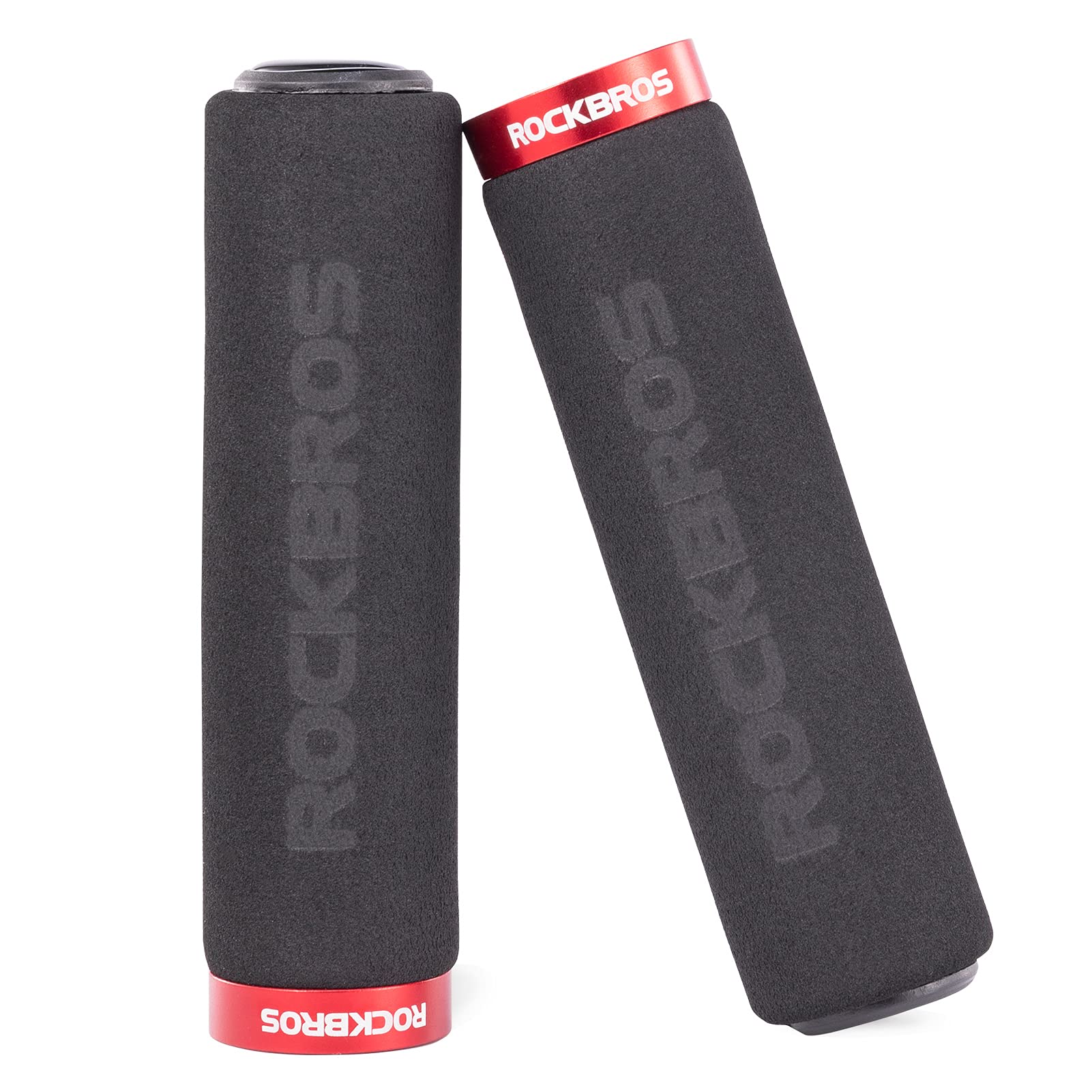 Manopole In Spugna Per Bici MTB O BMX - Antiscivolo E Ultraleggere Con Tappi Inclusi - Foto 3