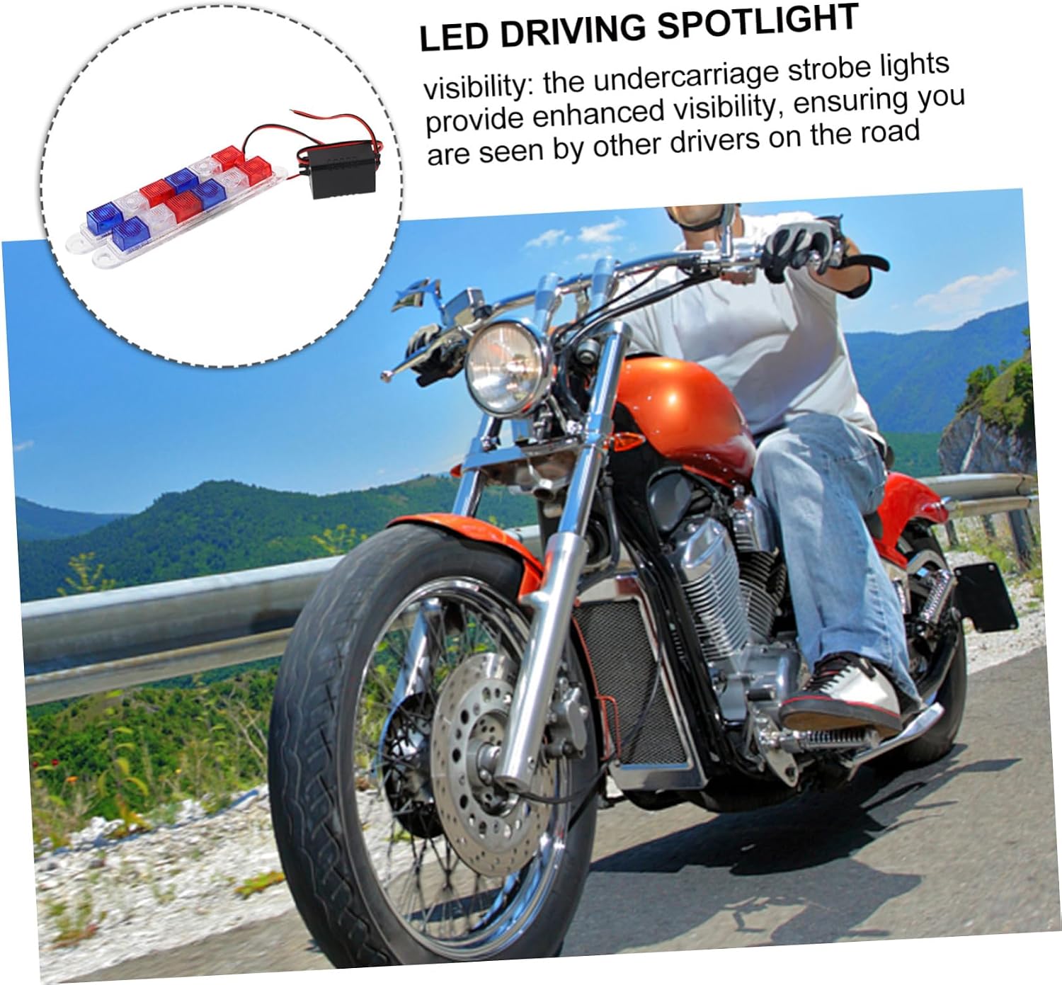 Hemobllo 2pcs Led Motorcycle Indicator Lights Flashing Turn Signal Lights for Night Riding Distinctive Style Motorcycle Accessories Safe and Eye-catching Colors for Dirt