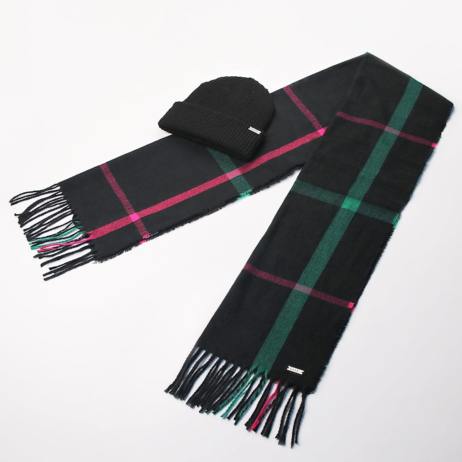 Nicole Miller New York Women's Hanging Scarf and Beanie Hat Set image 2