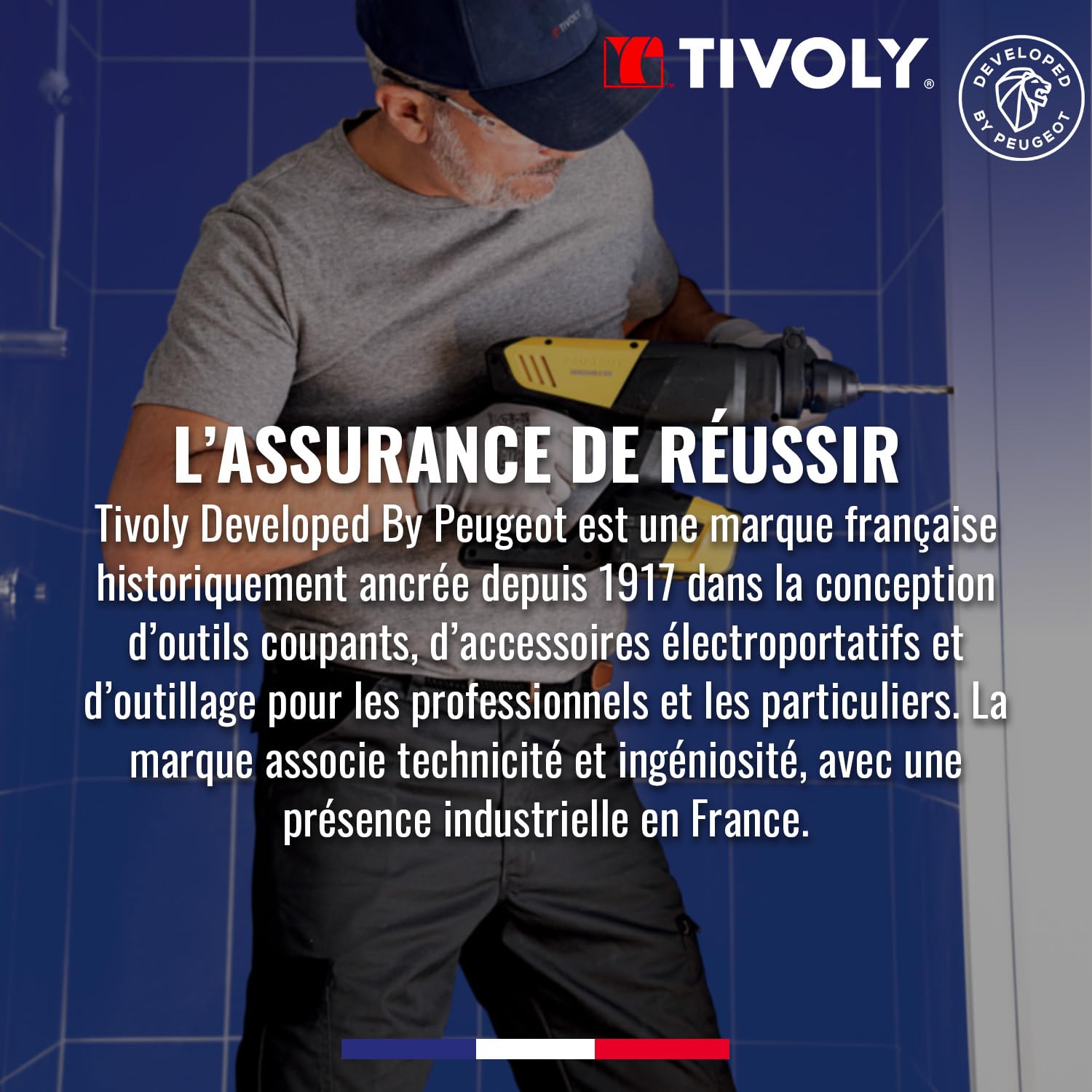 TIVOLY - Foret Diamant 6 mm - Pour Perçage à Sec Céramique, Grès Cérame, Carrelage, Granit, Marbre - Queue Hexagonale à 6 Méplats