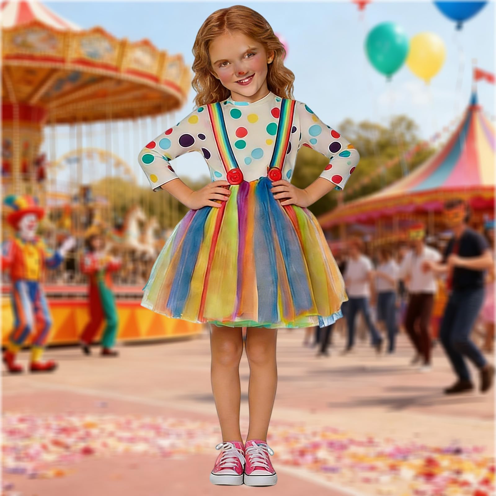 Generisch Costume con gonna tutu per bambini, spettacoli sul palcoscenico e feste a tema