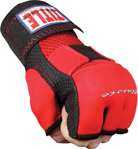 Title Classic Gel-X - Guantes, rojo/negro, talla M