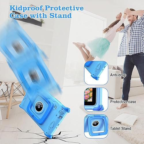 Miniatura 5 de Trayoo Tableta para Niños, Tableta de 7 Pulgadas para Niños Pequeños con ROM de 32GB, Funda a Prueba de Golpes, Aplicaciones Educativas