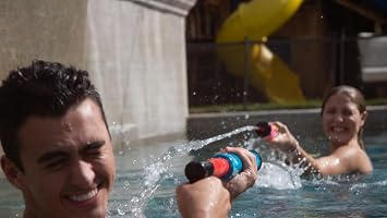 Stream Machine Water Gun Launcher, Single Barrel Water Blaster Soaker, Extends to 36 inches, Squirt Gun for Outdoor Games, Swimming and Paddling Pool Party, Beach, Outdoor, Garden Toys, Size Medium