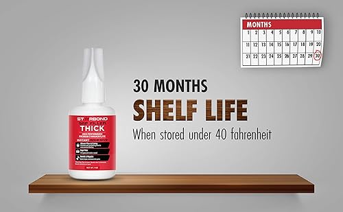 Miniatura 4 de Starbond EM-2000 Pegamento grueso, premium, de 1 onza, con 1 micropunta de regalo. Para tornería, hobbies, flechas de arquería, o laboratorios