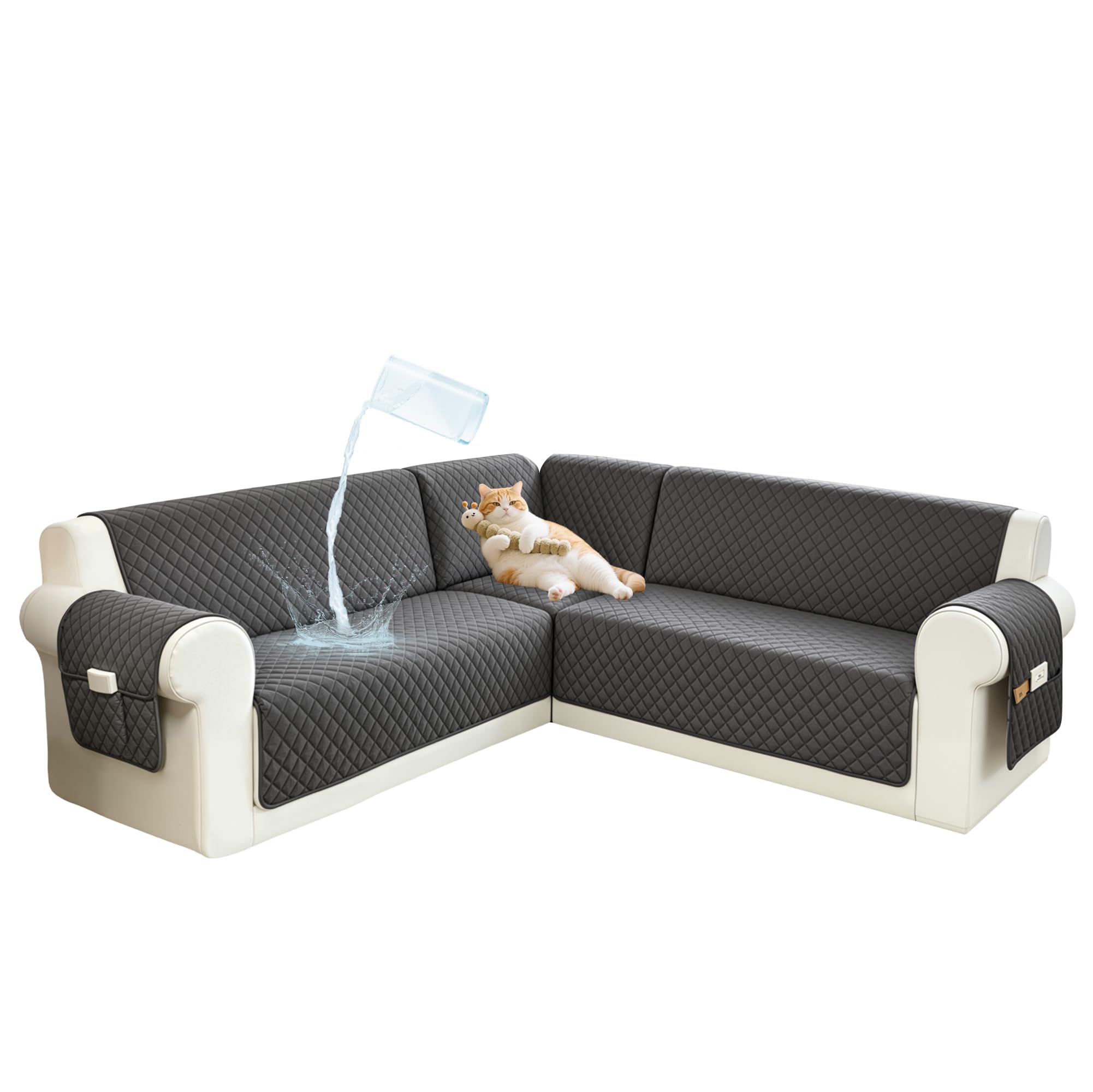 SYJOVIA Sectional Couch Cover