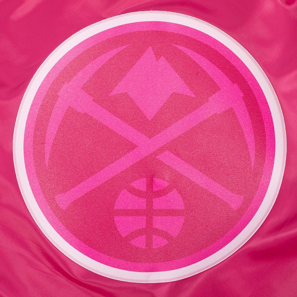 Womens NBA Classic Triple Pink Satin Jacket