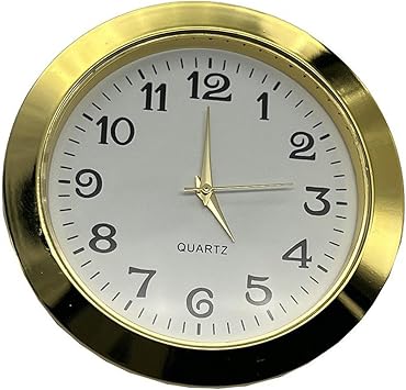 Crafting for MINI Quartz Clock Insert with Elegant Bezels for Various Craft Projects Featuring 36mm/55mm Design 55mm C