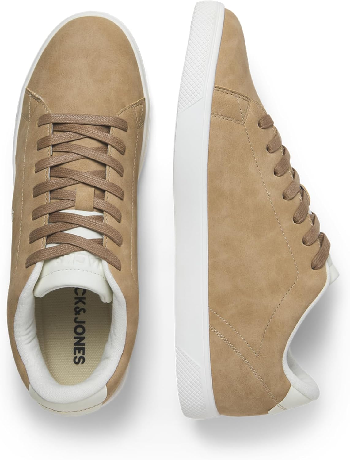 JACK & JONES Jfwshane – Sneakers Uomo In Poliuretano, Basse, Casual, Colore Unico - 3