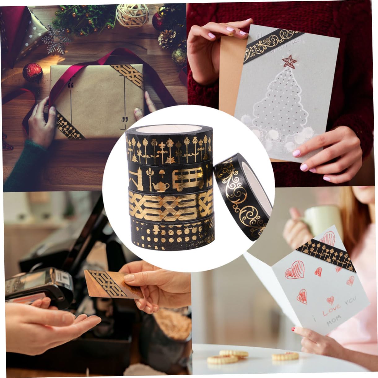 STOBOK 15rollen Diy Washi Tape Dekoratives Klebeband Für Scrapbooking Geschenkverpackung Und Kreative Bastelprojekte Für Planer Und Dekorationen