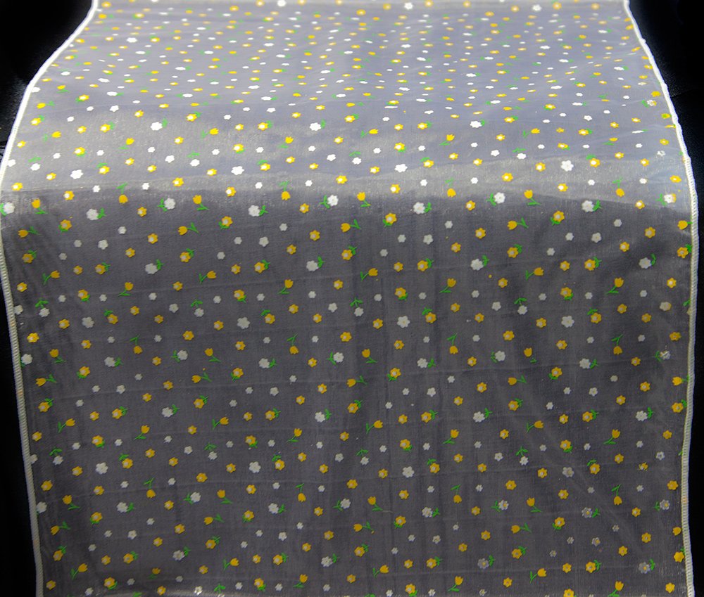 Decor Trader Spring Flower Design Organza Sashes Or Table Runners Events Weddings Chaircover (Table Runner)