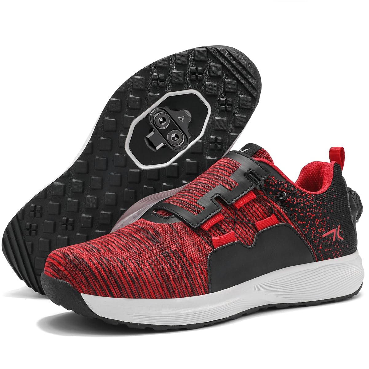 Scarpe da Ciclismo MTB per Uomo Donna, Scarponi da Mountain | Professionali Scarpe da Bicicletta Compatibili Pedali SPD Fori di Ventilazione Traspirante