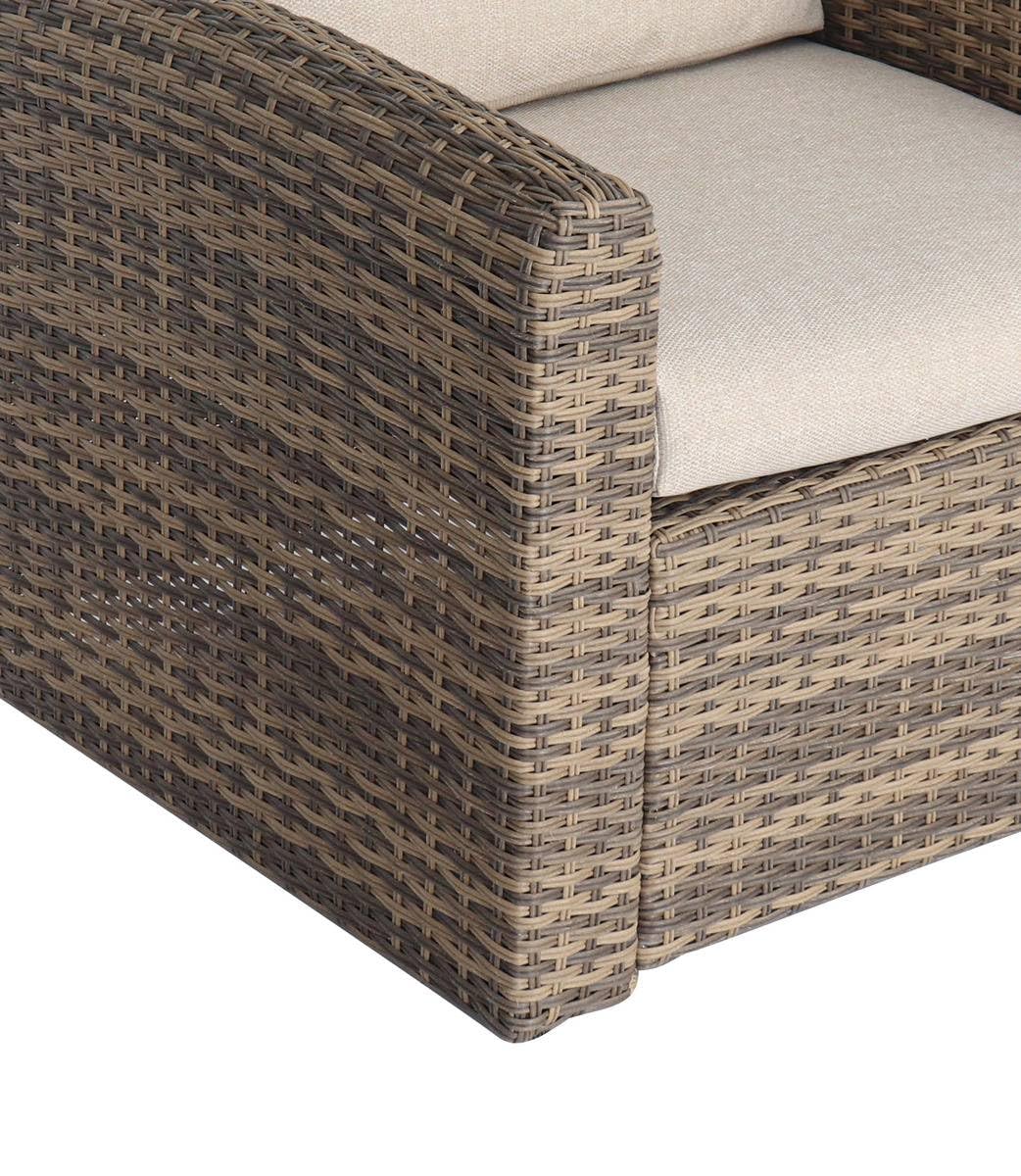 Hespéride - Sofá de jardín selenim 2 plazas Beige