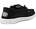 Hey Dude Wendy Slub Canvas Slip-On Casual Shoes - Back View