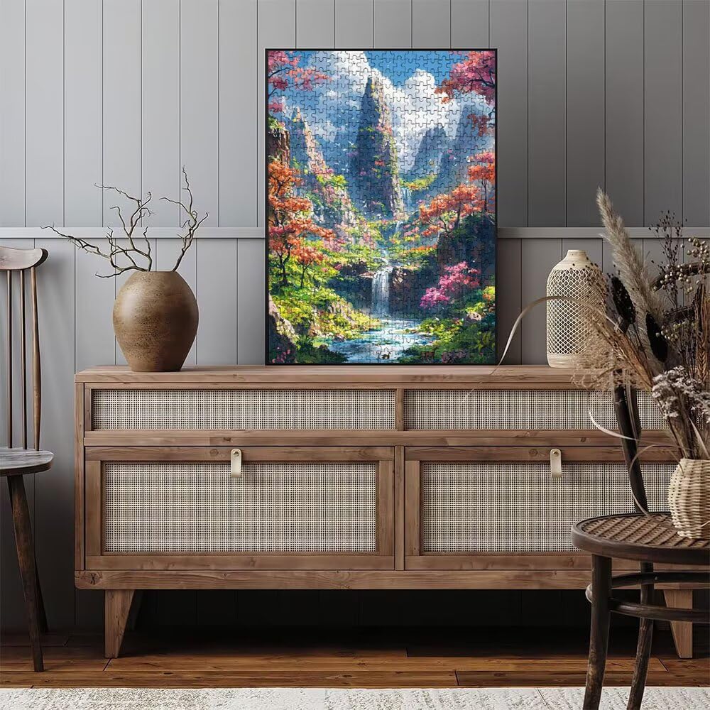 Puzzle 2000 elementów, Dream Forest Puzzle dla dorosłych, klasyczne puzzle, niemożliwe wyzwanie, gra zręcznościowa dla całej rodziny, gra edukacyjna puzzle, dekoracja domu DX0YL4-701
