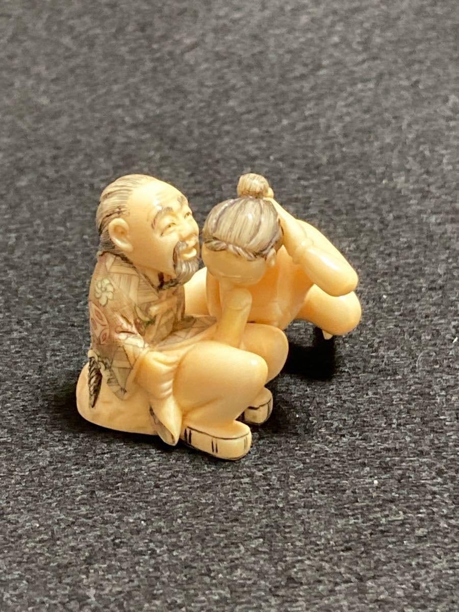 天然石で作られた顔のついた男根 プリミティブ　珍品 子宝 彫刻 子宝 縁起物 Amazon.co.jp: 逸品 時代根付 二点合体可能型フィギュア 子宝