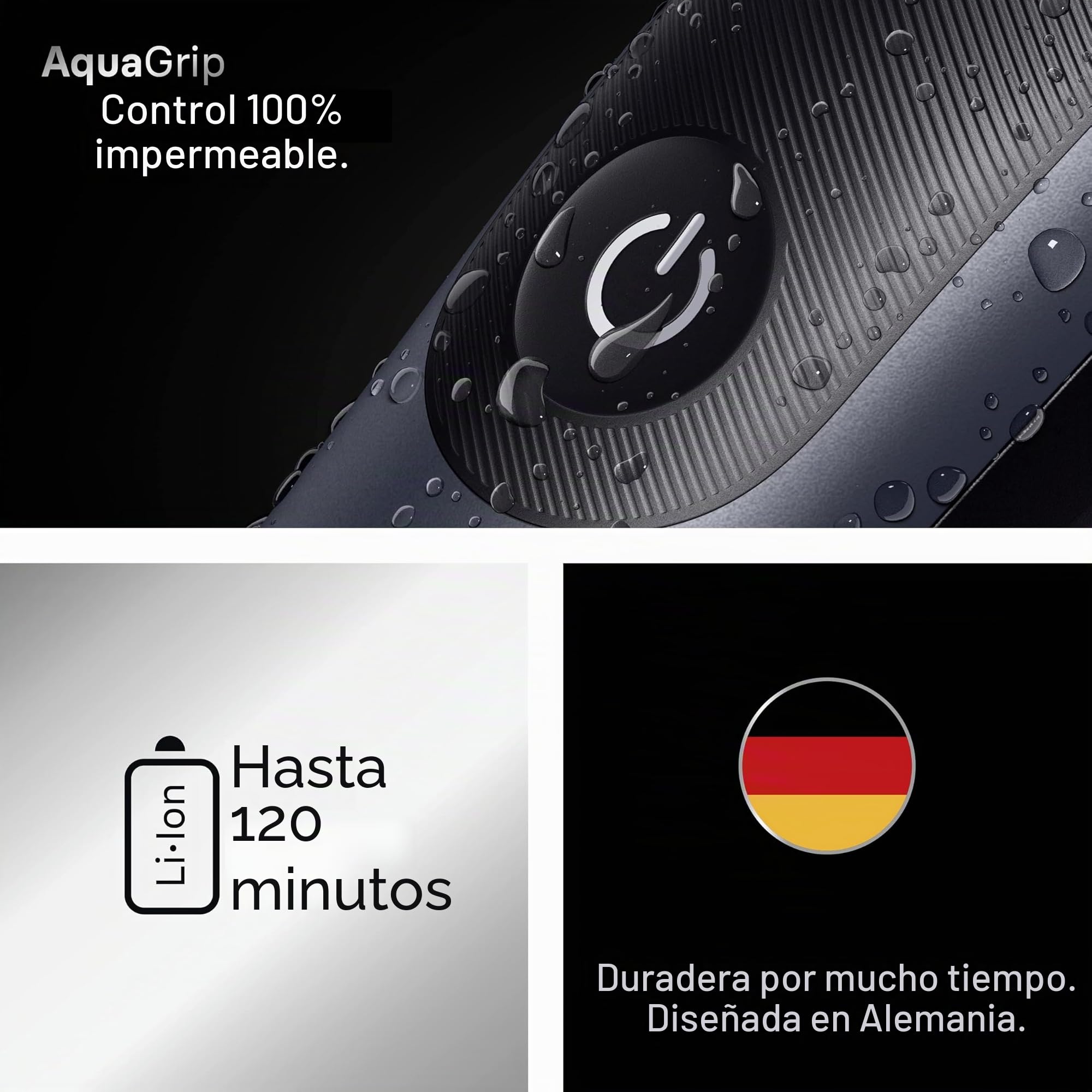Braun Serie 7 Kit multifuncional para el cuidado corporal, 11 en 1, ProBlade y AutoSense, 120 min, SkinGuard y Sombra de Barba, AquaGrip para Uso Submarino, AIO7540, Azul