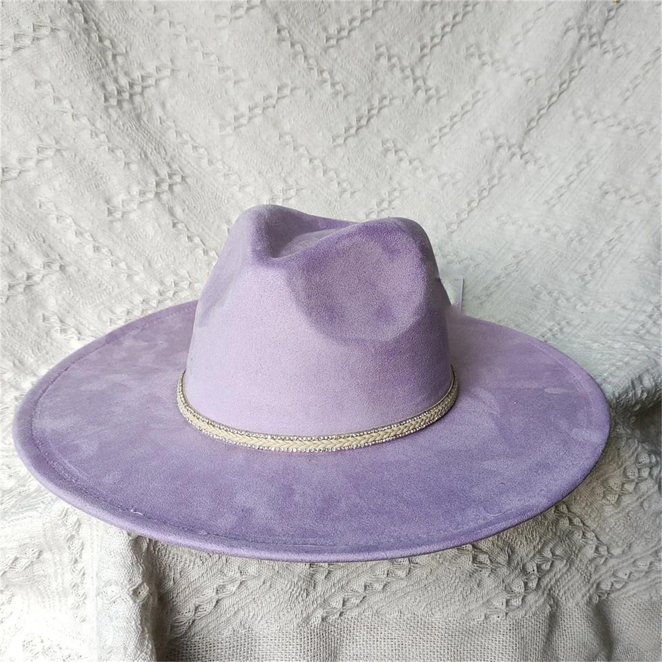 Cappello da donna Uomo Chiesa Jazz Hat Suede tesa larga feltro Fedoras Panama Denim Cap