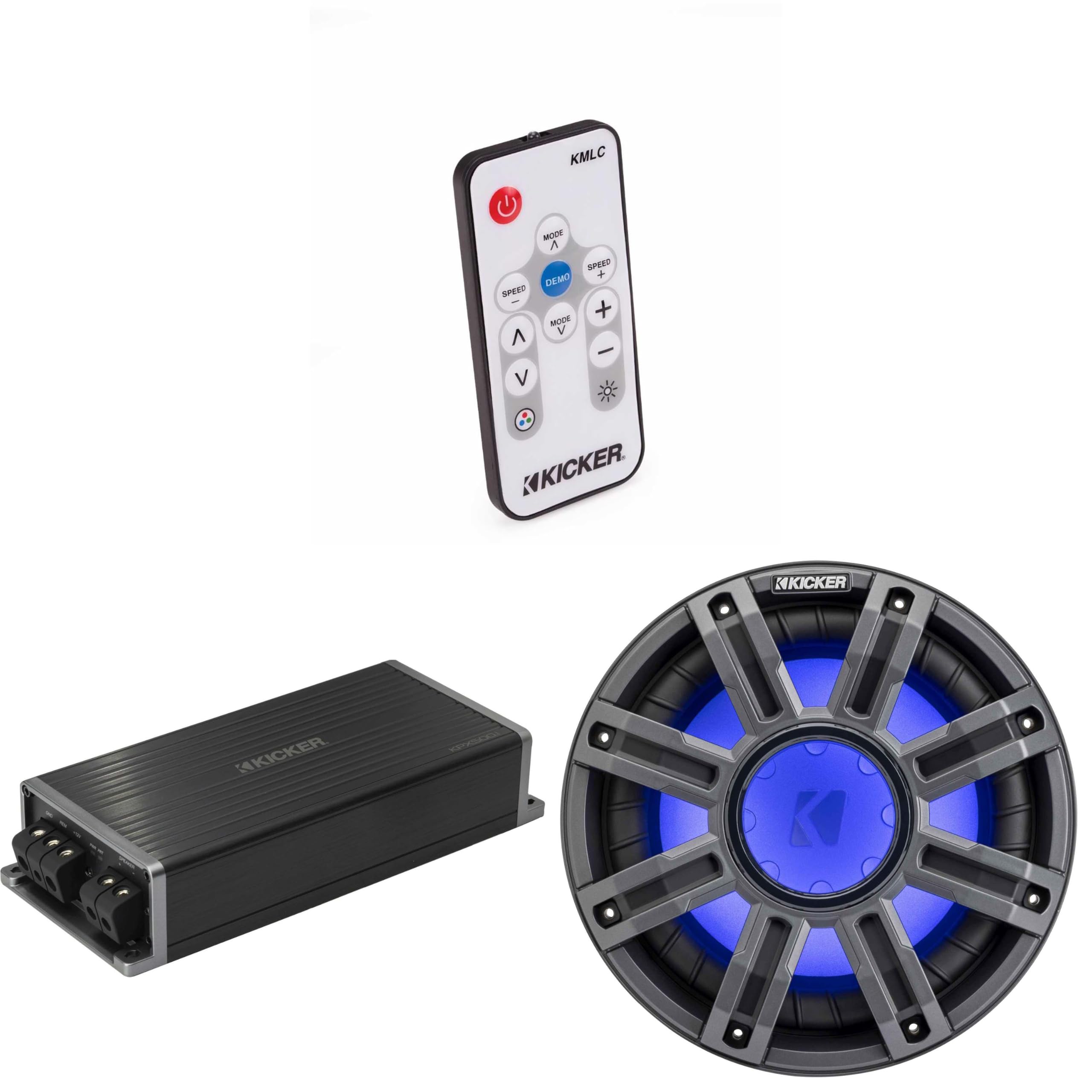 Kicker Marine KPX500.1 Powersports Amp & 10