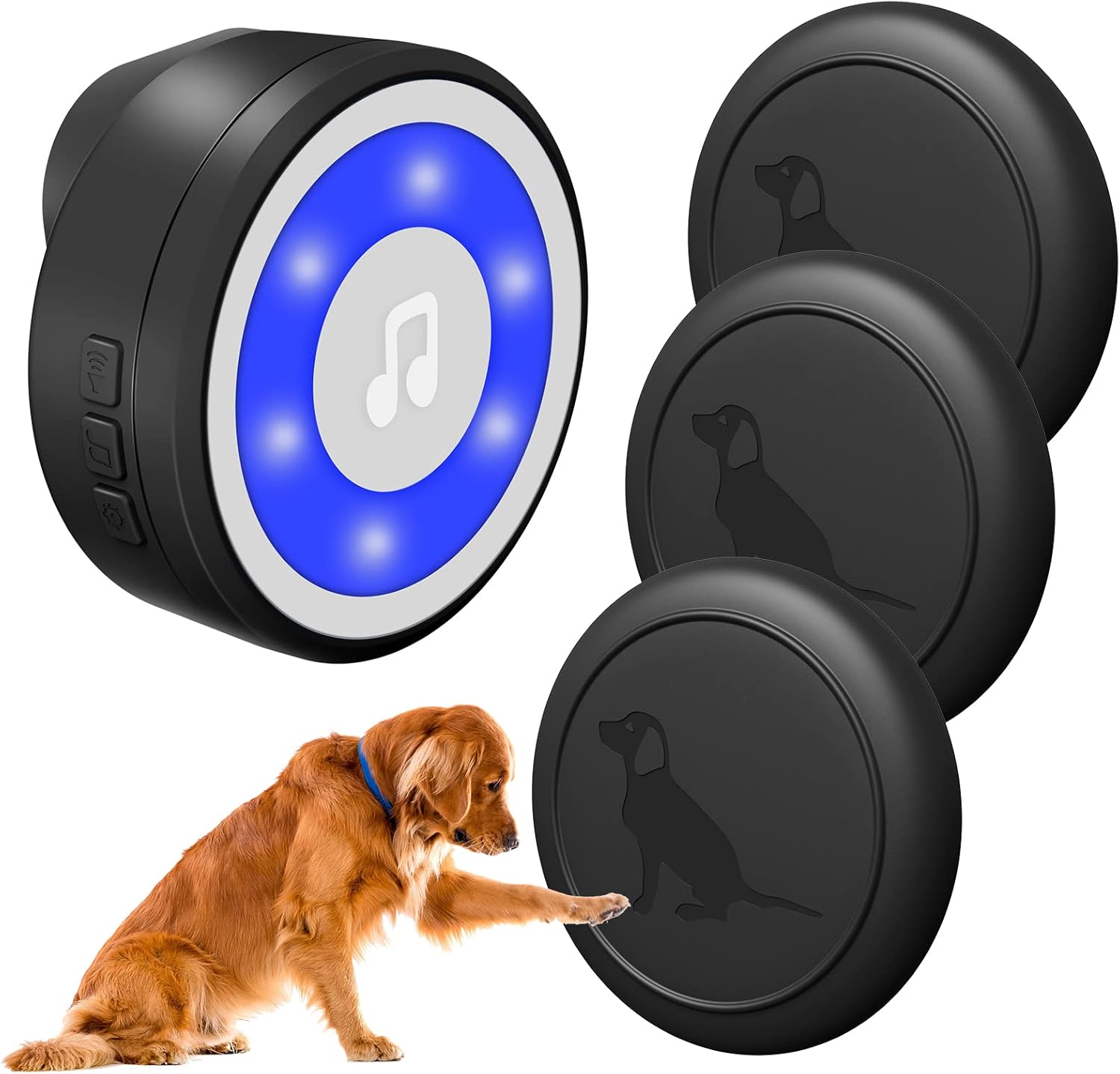 Wireless Dog Doorbell, Dog Bells for Potty Training IP65 Waterproof