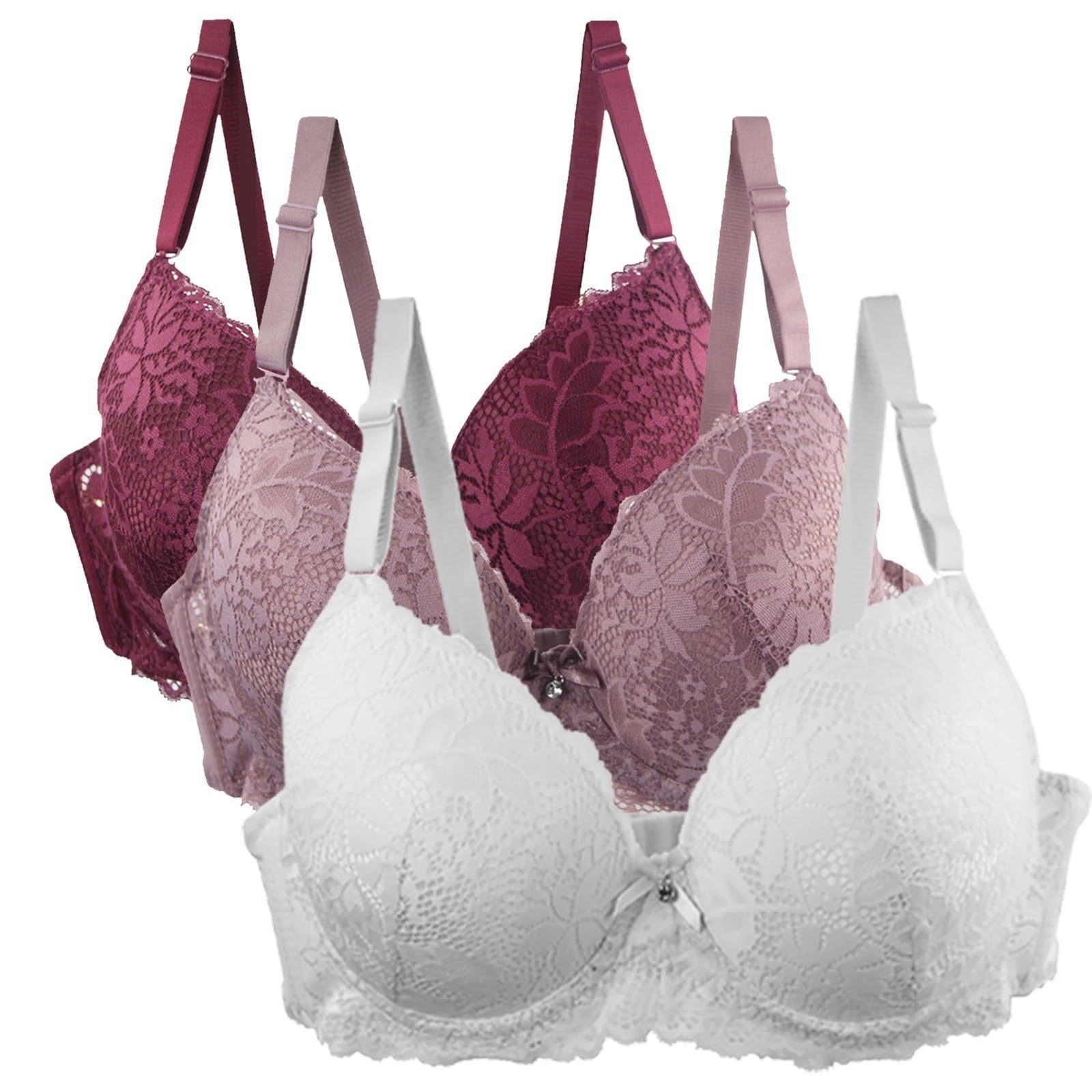 Soutien-Gorge Rosy Avec Armature - Taille 100D - Mauve - Neuf Avec Étiquettes