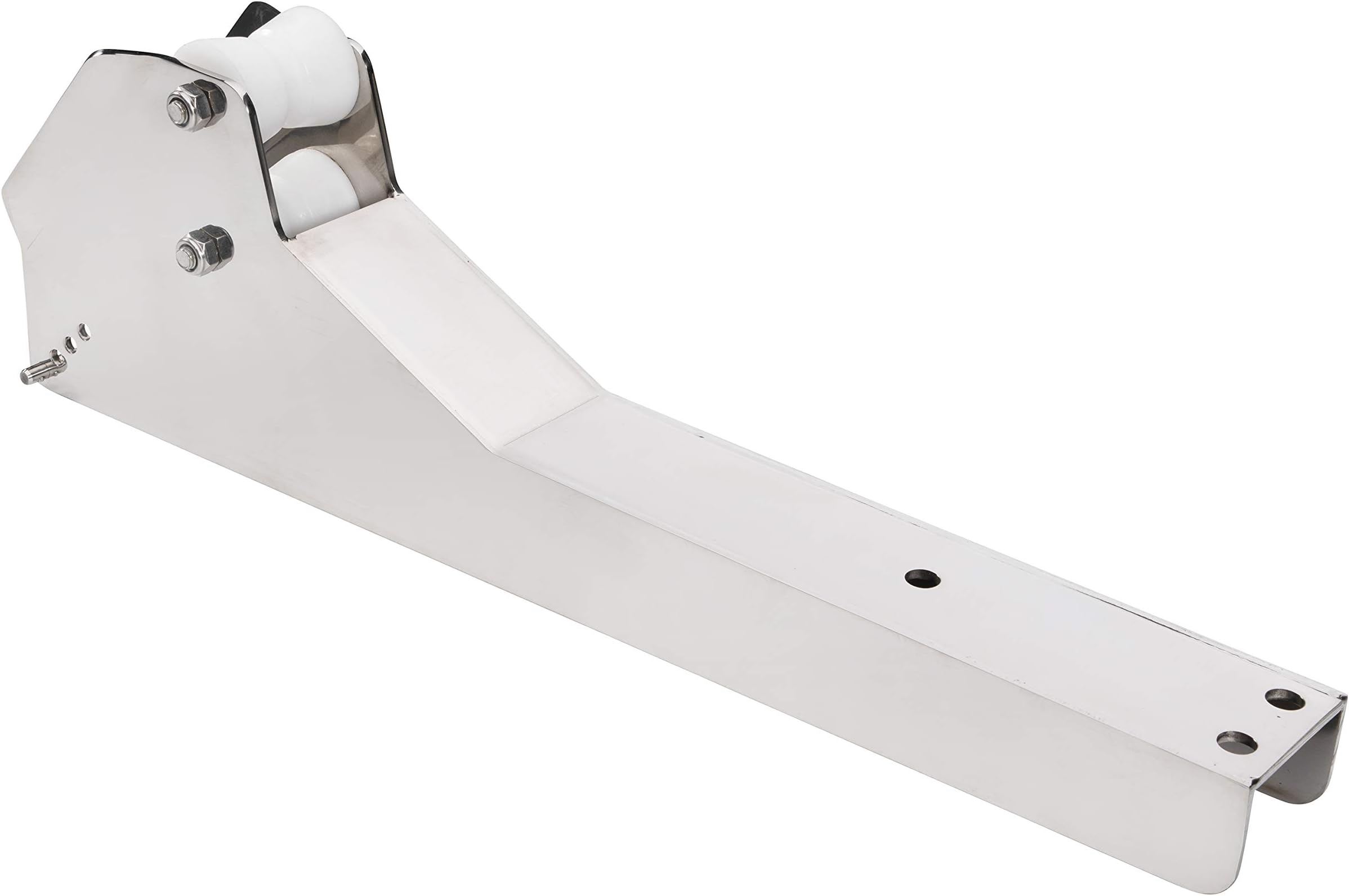 Lewmar Bow Roller for Claw, Bruce, Delta Anchors up to 44lbs., Stainless Steel Construction, Derlin Rollers, Measures 3" W x 24" L, Easy Installation, mounting Hardware not Included - 2020202321