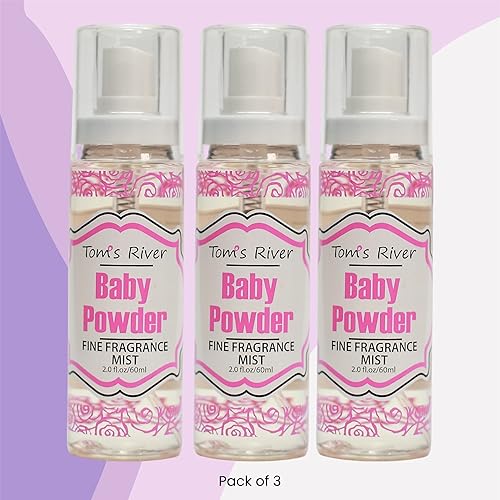 Miniatura 6 de Infinix Baby Fresh Powder - Fragancia fina en polvo, 2 onzas líquidas, paquete de 3, spray corporal para mujeres, perfume suave y duradero para
