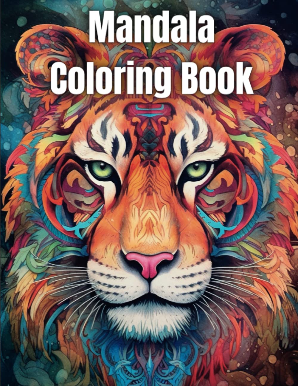 Express Youself With Mandala Animals: Coloring Book For Adults With Mandala Animals, Express Your Emotions (40 unique pages, 8.5 x 11 in)