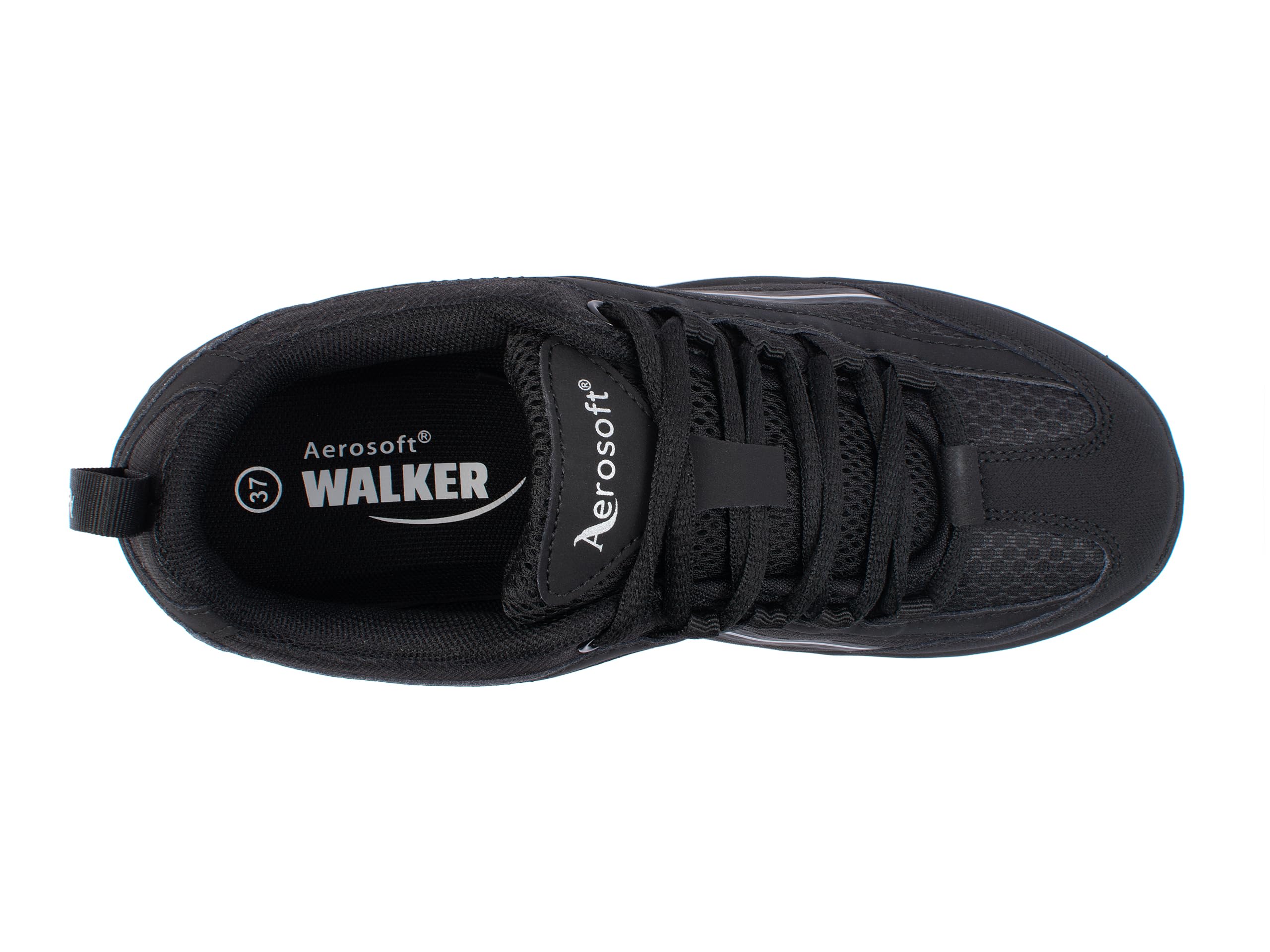 Aerosoft Walker Comfort, scarpe con lacci, da uomo, in memory foam, plantare intercambiabile