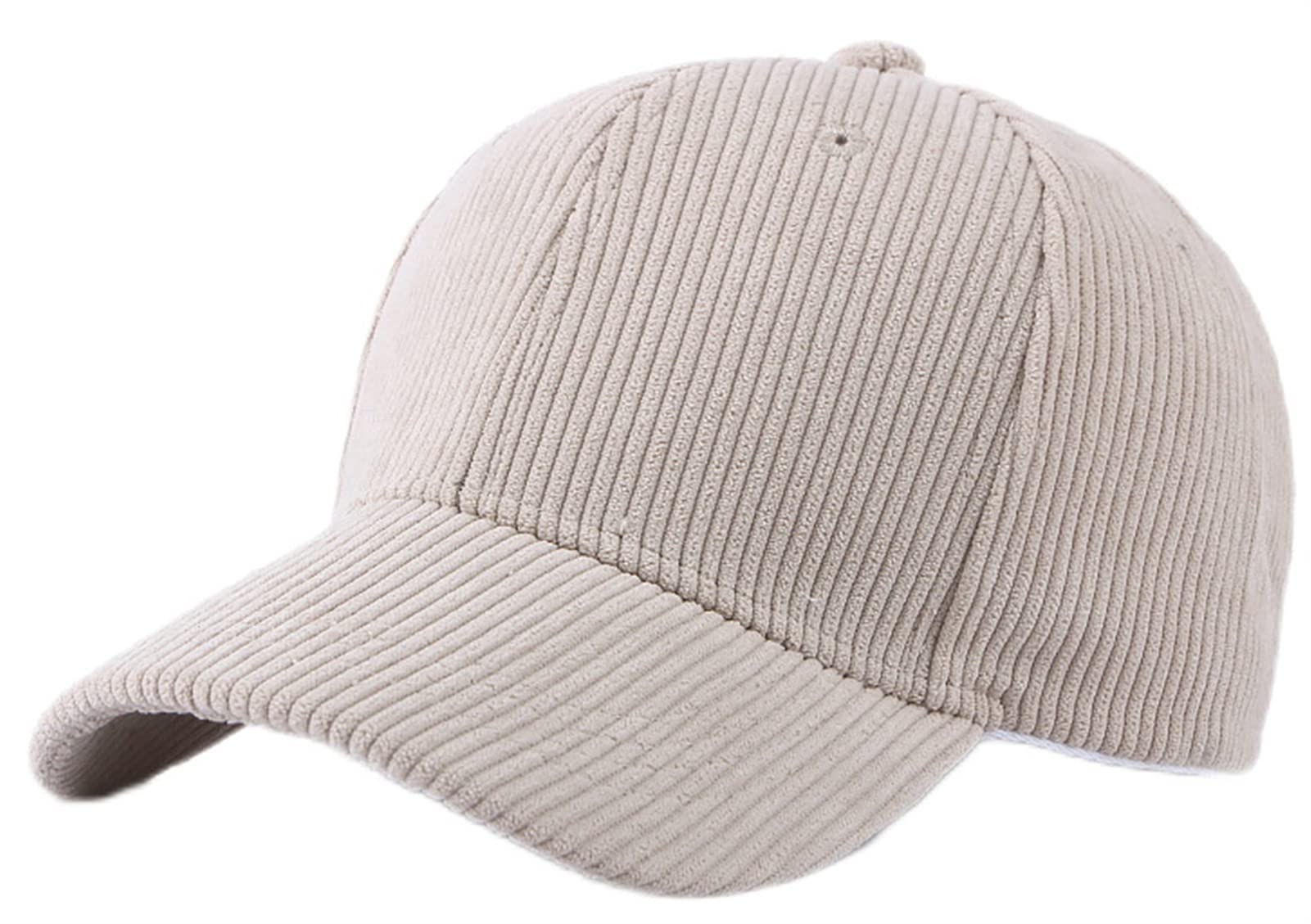 Berretto Baseball In Velluto A Costa - Unisex Cotone Per Autunno Inverno - Foto 8