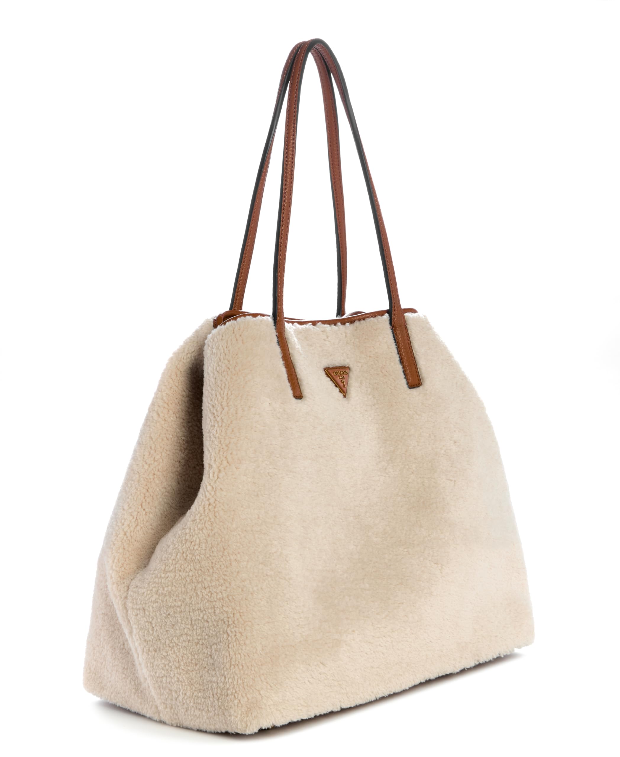 GUESS Shopper Victtoria 2 in 1 Tote Natural/Cognac creme