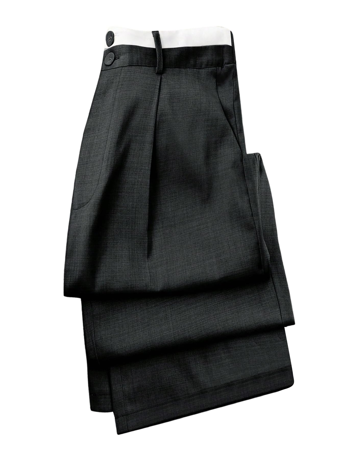 SOLY HUX Pantaloni eleganti da donna, a vita alta, a gamba larga, casual, con elastico in vita, con tasche, per il lavoro