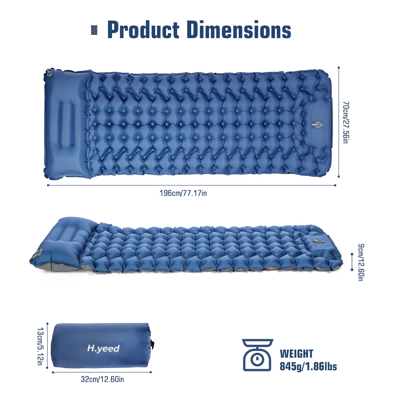 Materasso Da Campeggio Autogonfiabile - Materasso Gonfiabile - Foto 5